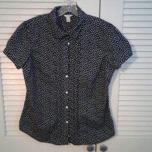 L.L. Bean short sleeves blouse